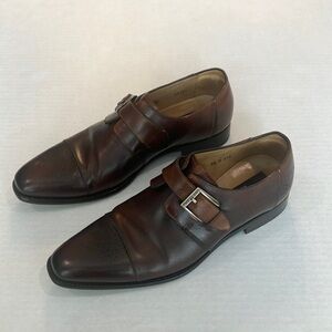 Mezzanine Platinum leather men’s size 9 1/2 brown dress shoes